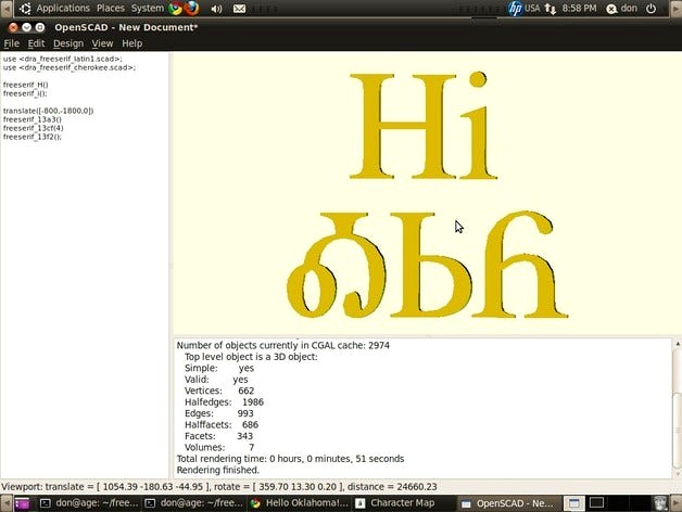 Drafont 0.5 by donb