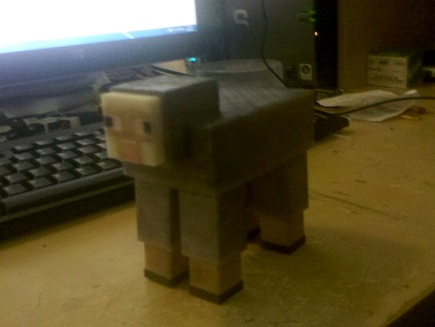 Parametric Minecraft - Sheep by lrdfang