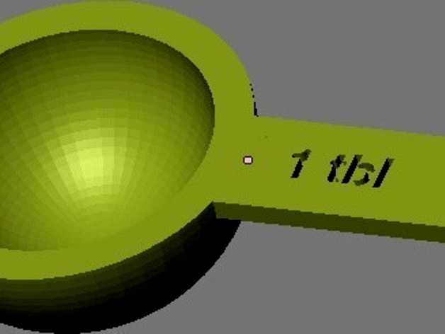 Parametric Measuring Spoons by BrianEnigma