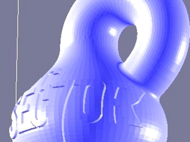 Klein Bottle with Sector67 hackerspace logo by Kerman