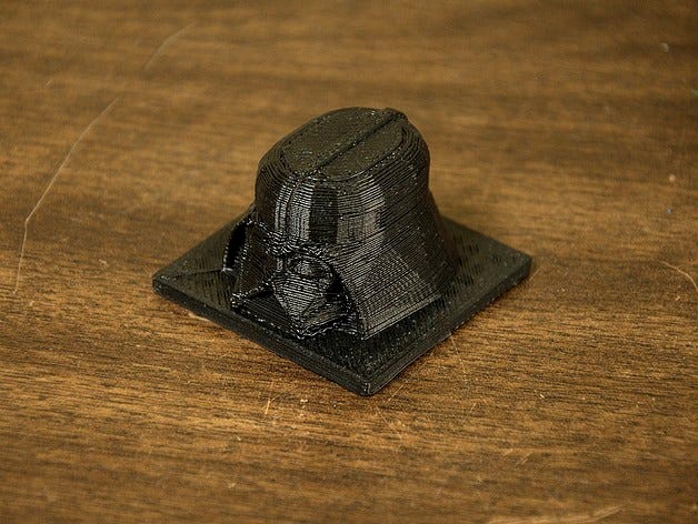 Darth Vader on a platform by HoagieBoy