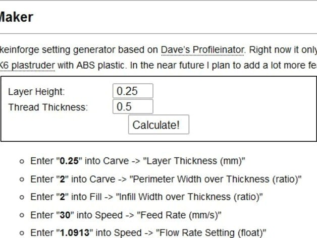 Cross-Platform Profileinator Web App by MakerBlock