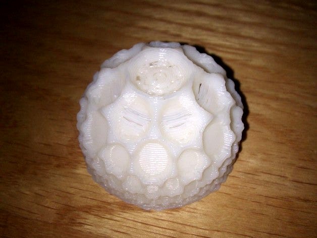 Hyperbolic D Knob by dreameredeemer