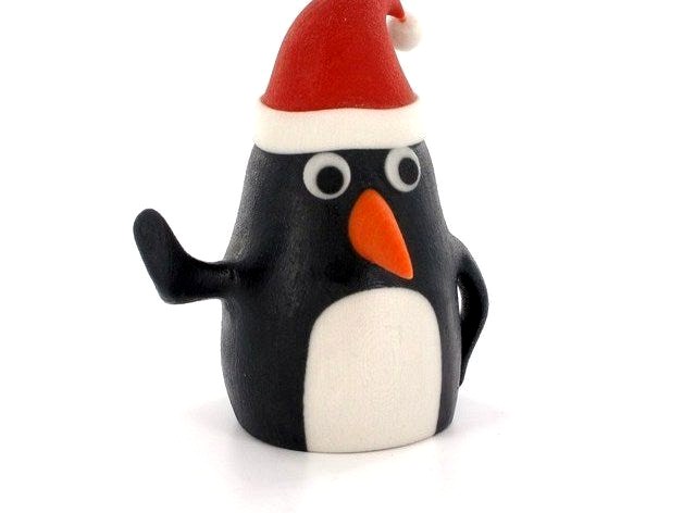Christmas Linux penguin by CreativeTools