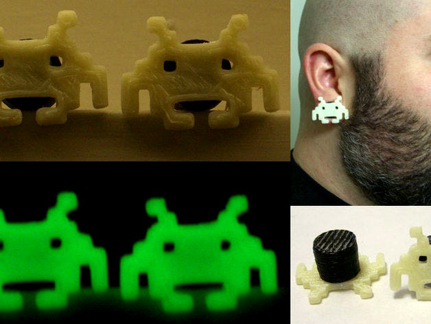 Space Invaders spacers by techknight