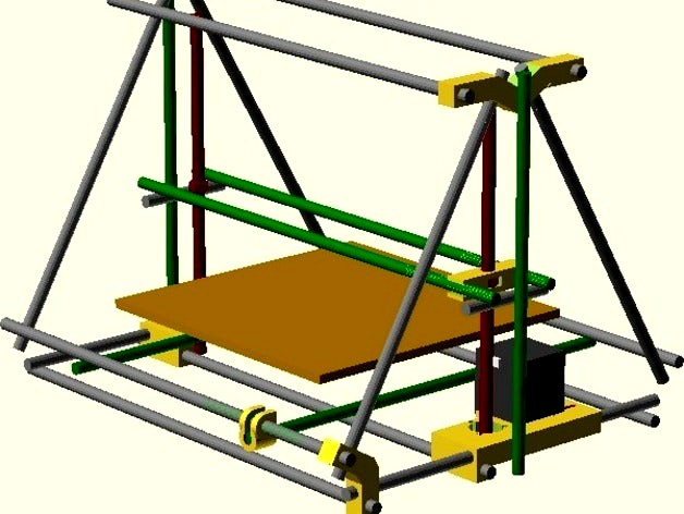Integrated Parametric RepRap Pre-Release 2 by nicholasclewis