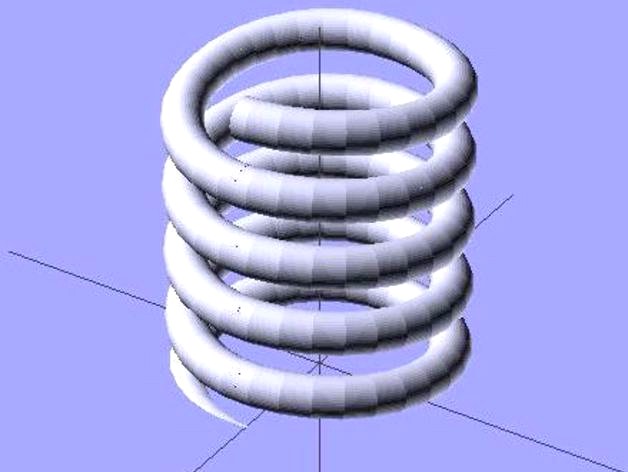 Parameterized Screw Thread and/or Spring by psync
