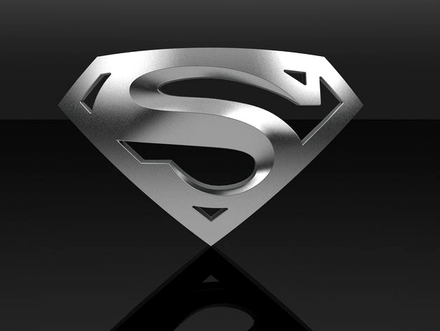 Superman 3D logo by cplicious