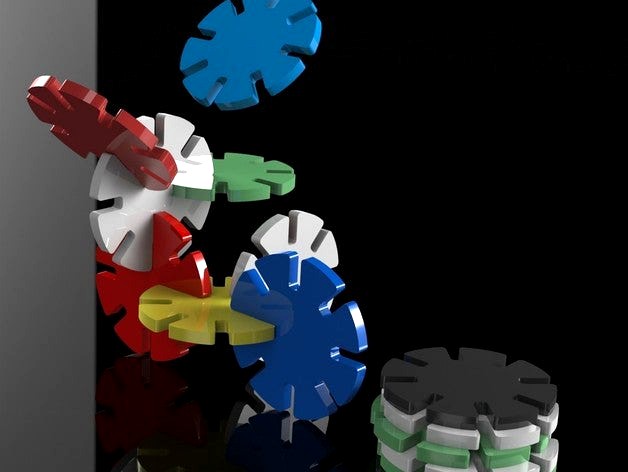 Lockable Poker Chips by 2ROBOTGUY