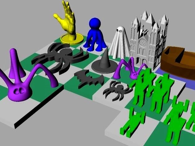 MakerGame Monster Mashup for Infinite Tile Game Creation Set â„¢ by wulfdesign