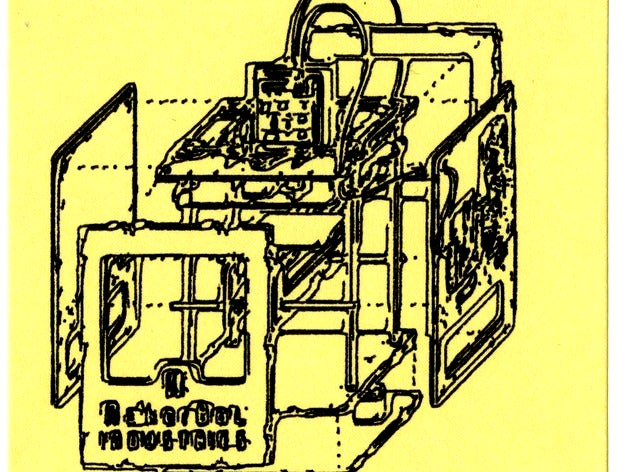 MakerBot Exploded Diagram - for MakerBot Unicorn by mifga