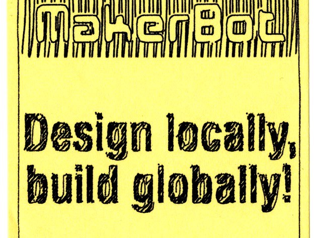MakerBot Sticker  -  by mifga