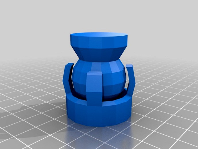 Printable ball joint v2 by MakerBlock 3d model