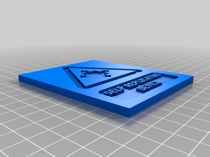 Warning: Self-replicating device by feilen