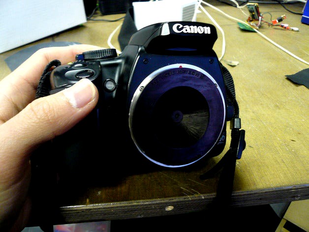 Pinhole Lens for Canon EF mount by chriswoebken