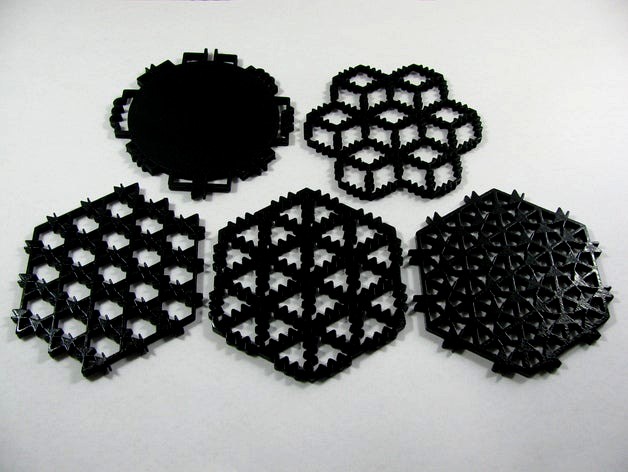 Circuit Inspired Coasters Pack 1 by builttospec