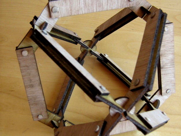 Octahedron model kit by bschaeffer