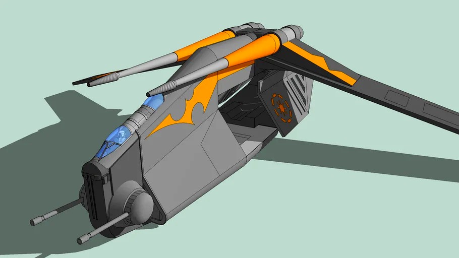 Republic gunship LAAT (Pimped out)