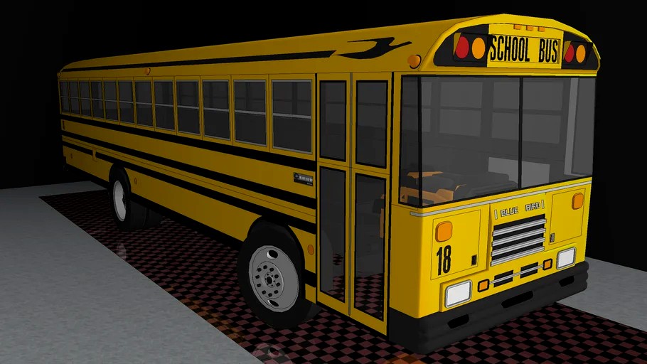 Blue Bird TC2000 - Stock schoolbus -
