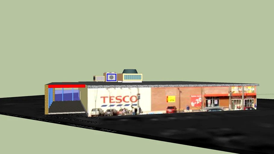 Tesco 3d model