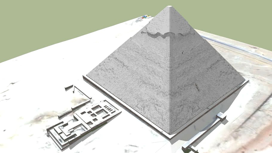 Pyramid of Khafre- Cairo, Egypt