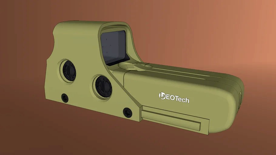 L-3 EOTech Holographic Weapons Sight – Model 552.A65 - Standard Rail Mout - Dark Earth
