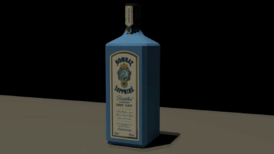 Bombay Sapphire Bottle