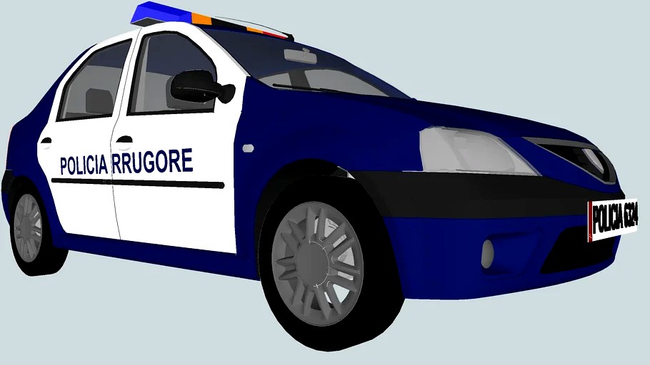 Dacia Logan - Albanian Police Car