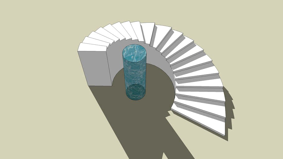 monolithic spiral stair
