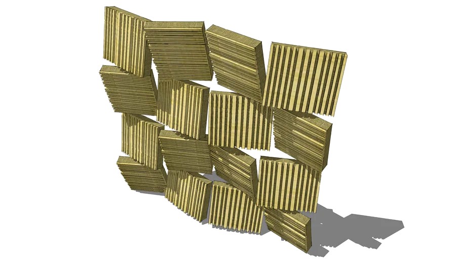 Diffuser Absorber Array P13 4-4