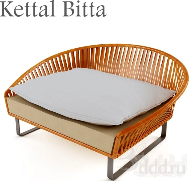Kettal Bitta chair 2 places