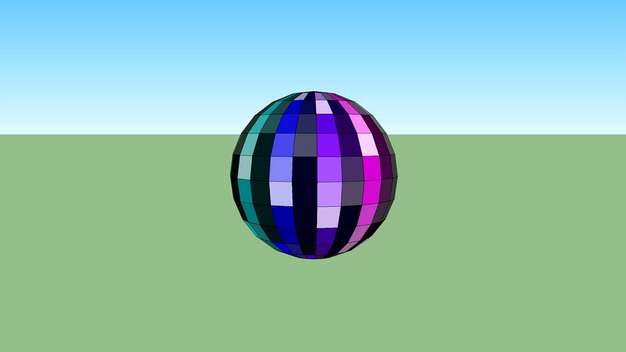 3d colour ball