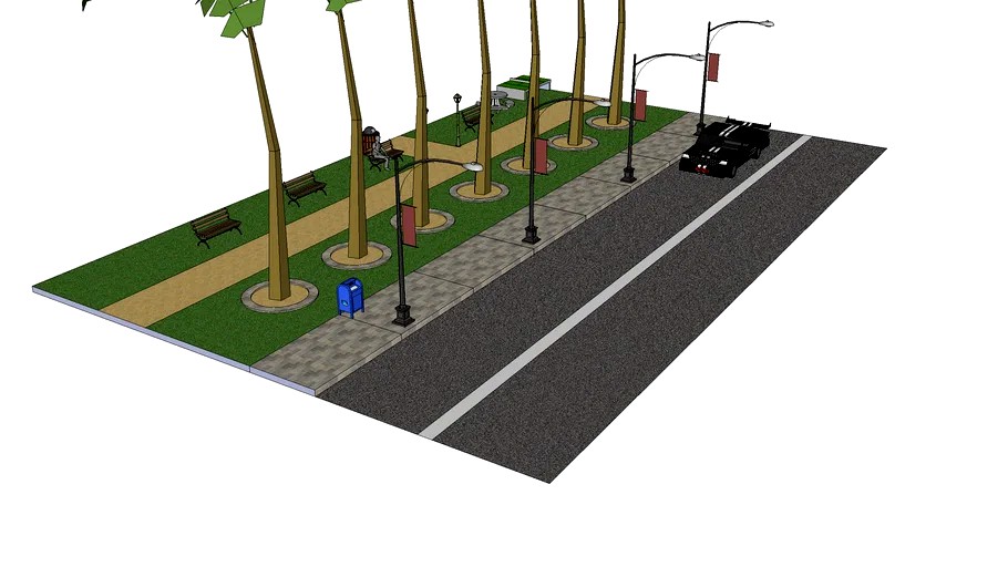 parc et route