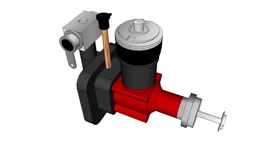 Model Airplane Engine