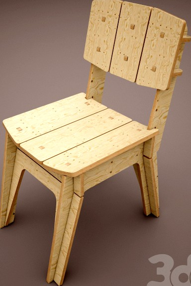 Wooden chair