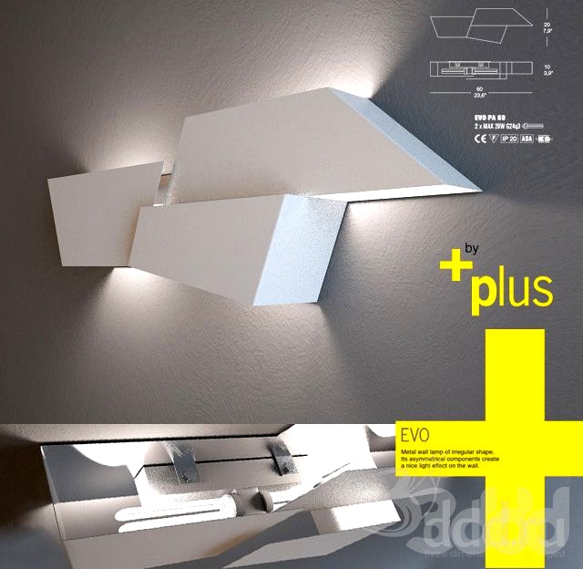 Evo - Wall Lamp by PLUS