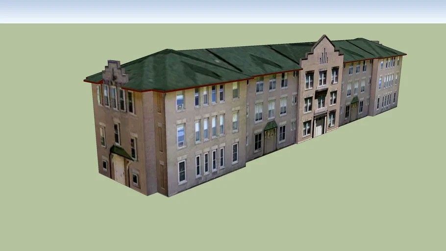 Jarvis Residence Hall 3d model