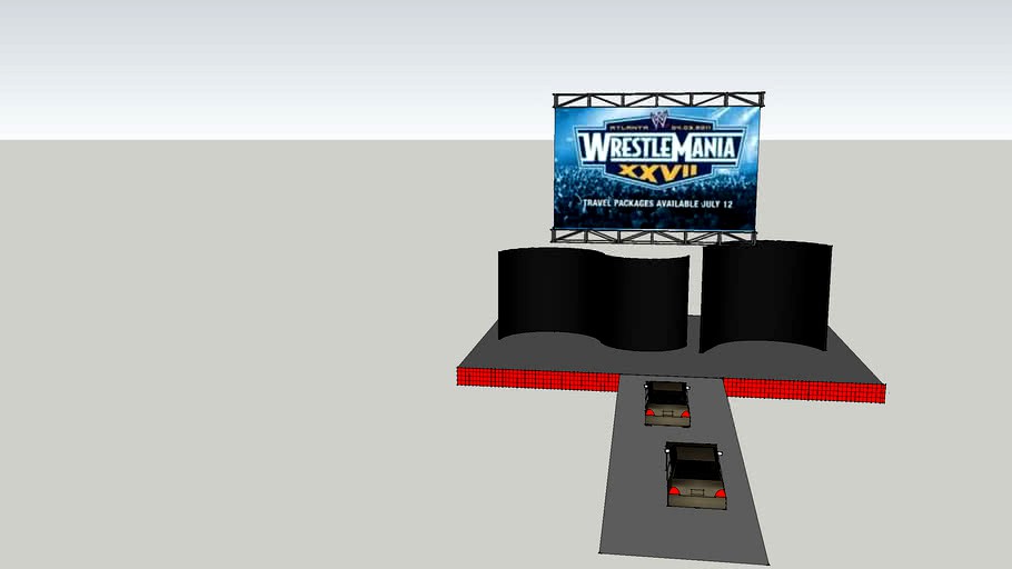 WWE Wrestlemania 27 Stage