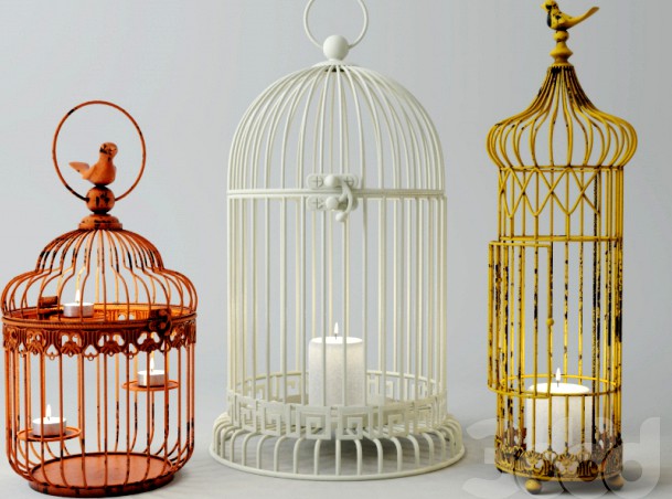 Cage Candle Holders