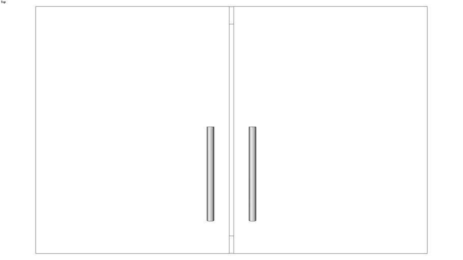 Wall Double Door 21Hx15D