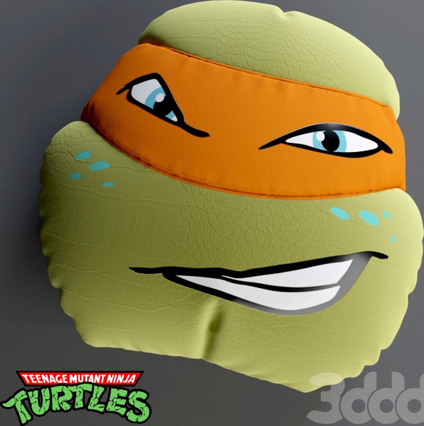 TMNT Mikey Plush Pillow