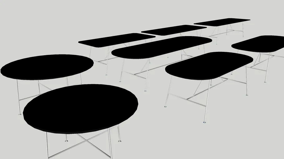 Cappellini pan table series by jasper morrison