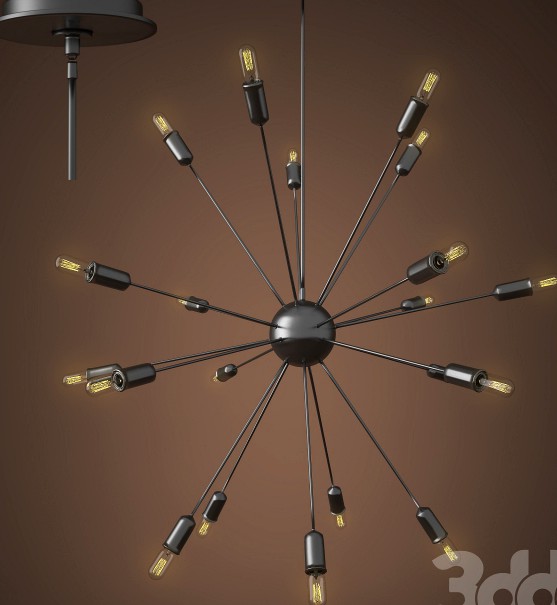 Restoration hardware / Sputnik chandelier