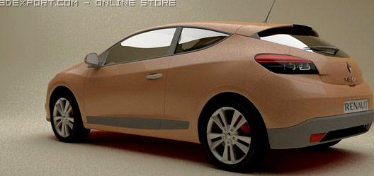 Renault Megane III coupe 3D Model