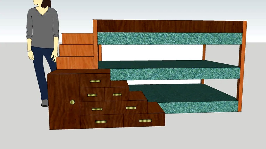 triple bunkbed