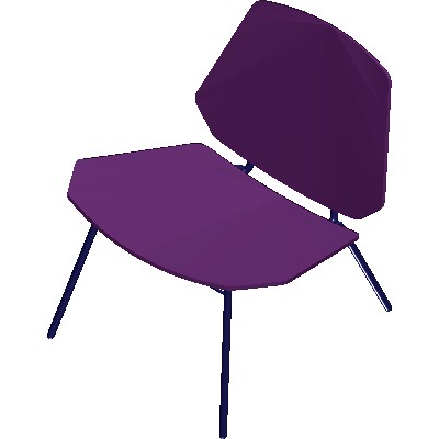 Lean lounge chair