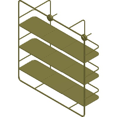 Coupe Rectangular shelf