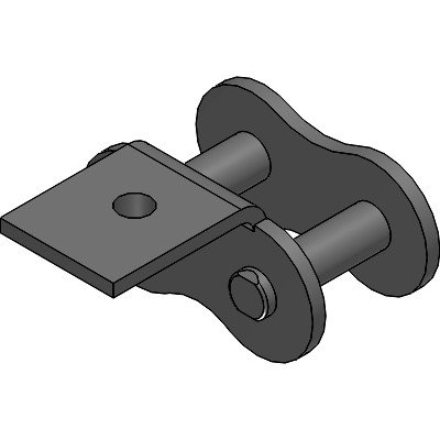 Bent attachments, one side