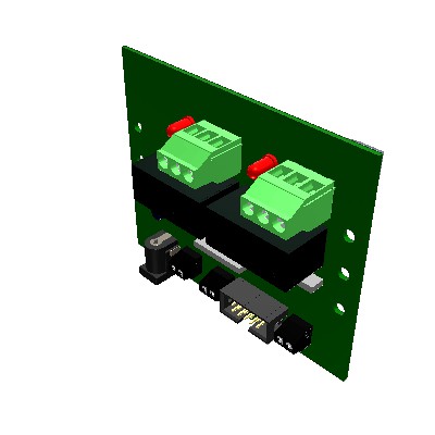 2 Channel TTL Relay Board, SPDT 15A Relays