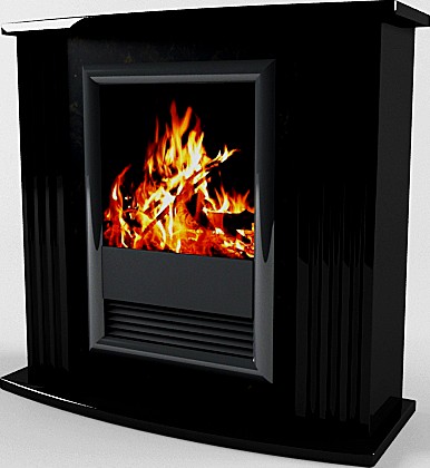 Камин Dimplex Mozart black